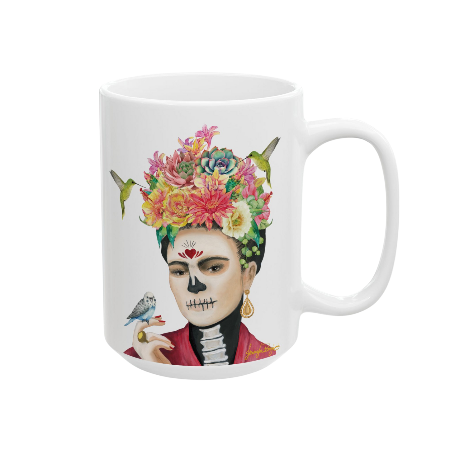 " Fui sembrada." Catrina Mug Spanish