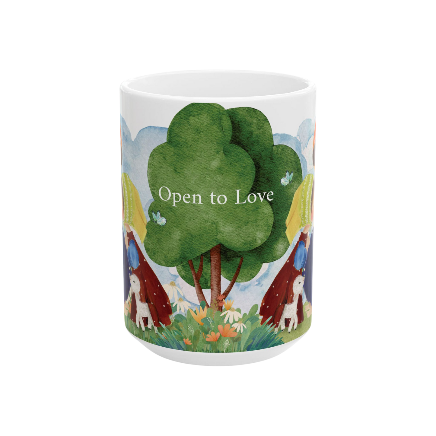 "Open to Love" Inspirational Mug