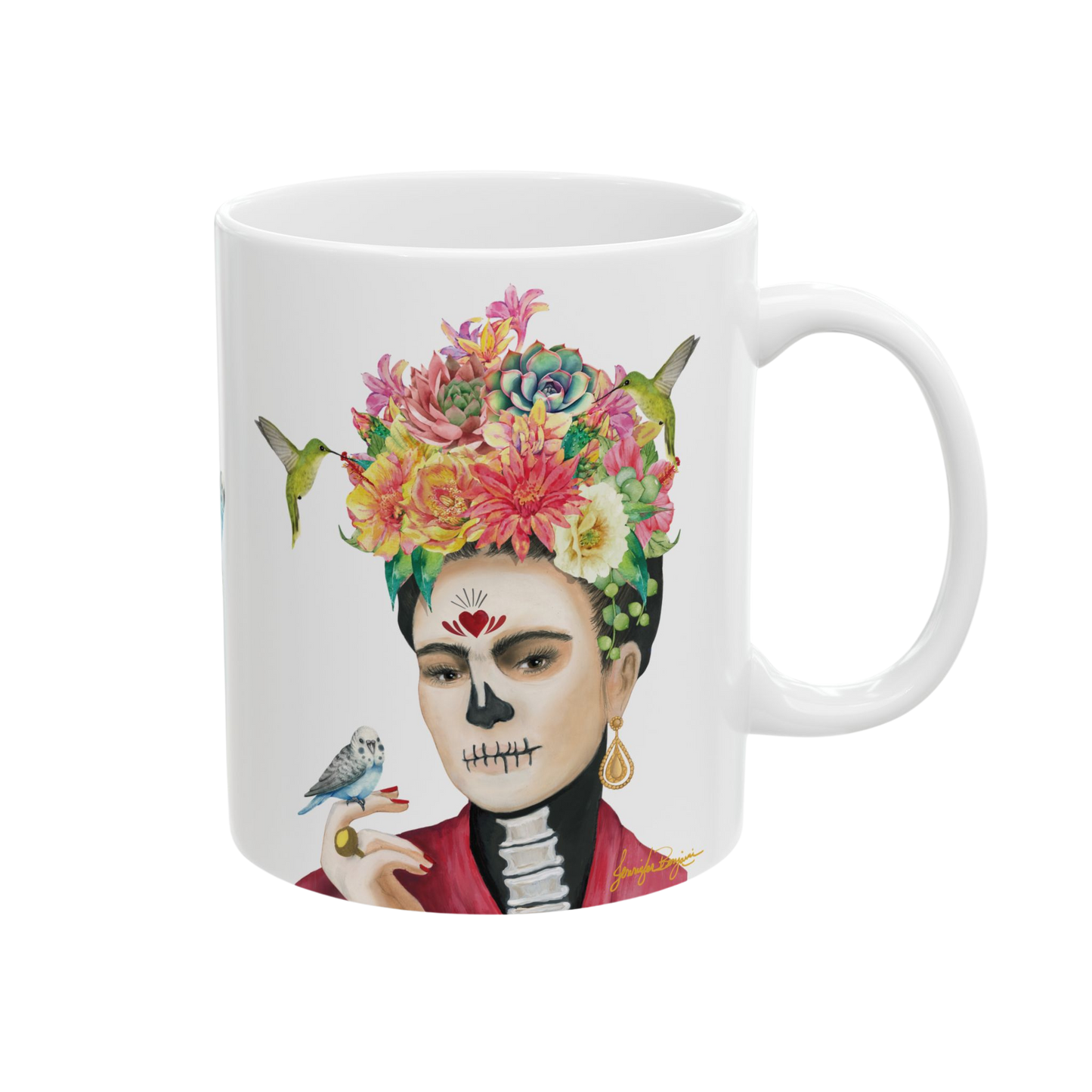 " Fui sembrada." Catrina Mug Spanish