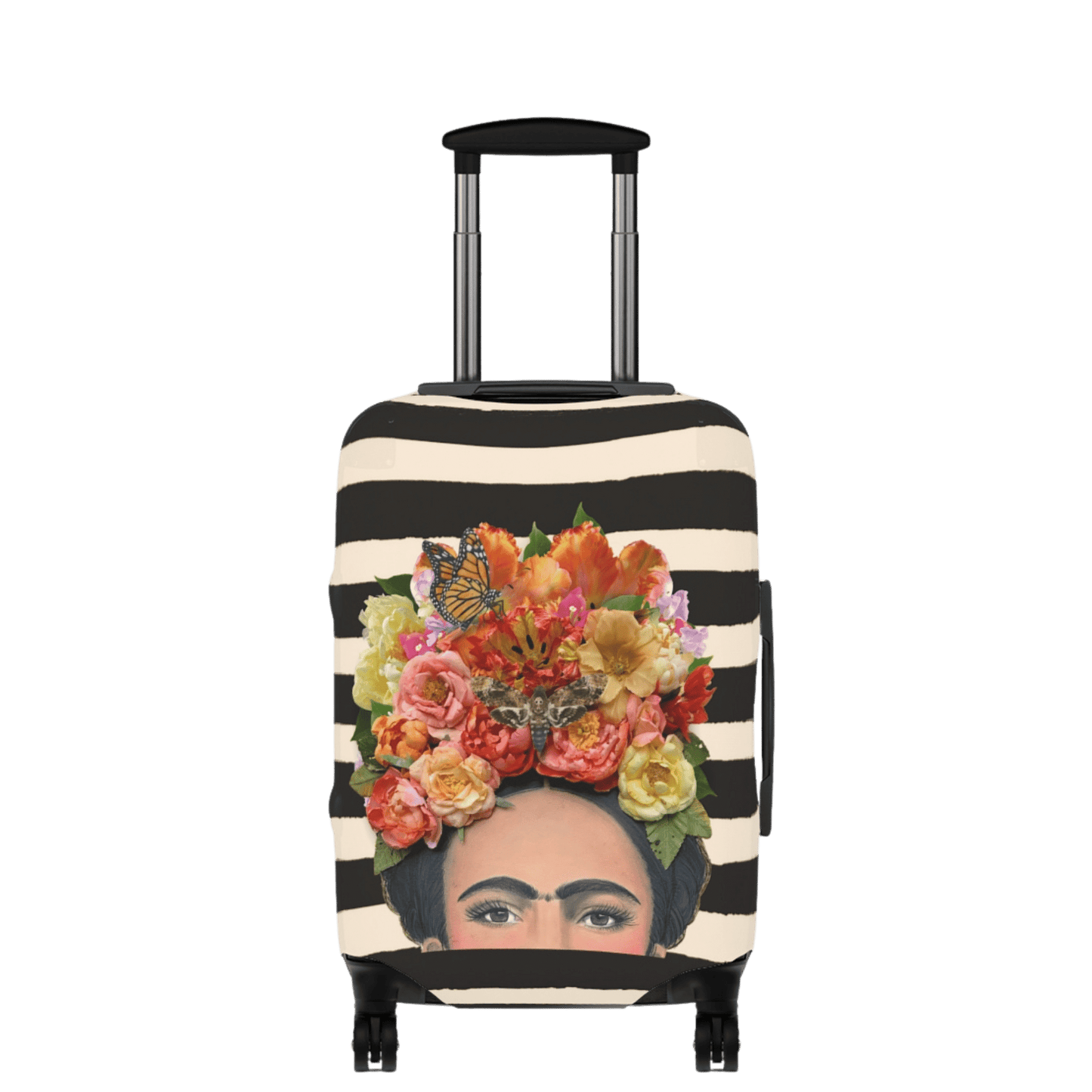 "Frida Emerges": Designer Luggage Covers