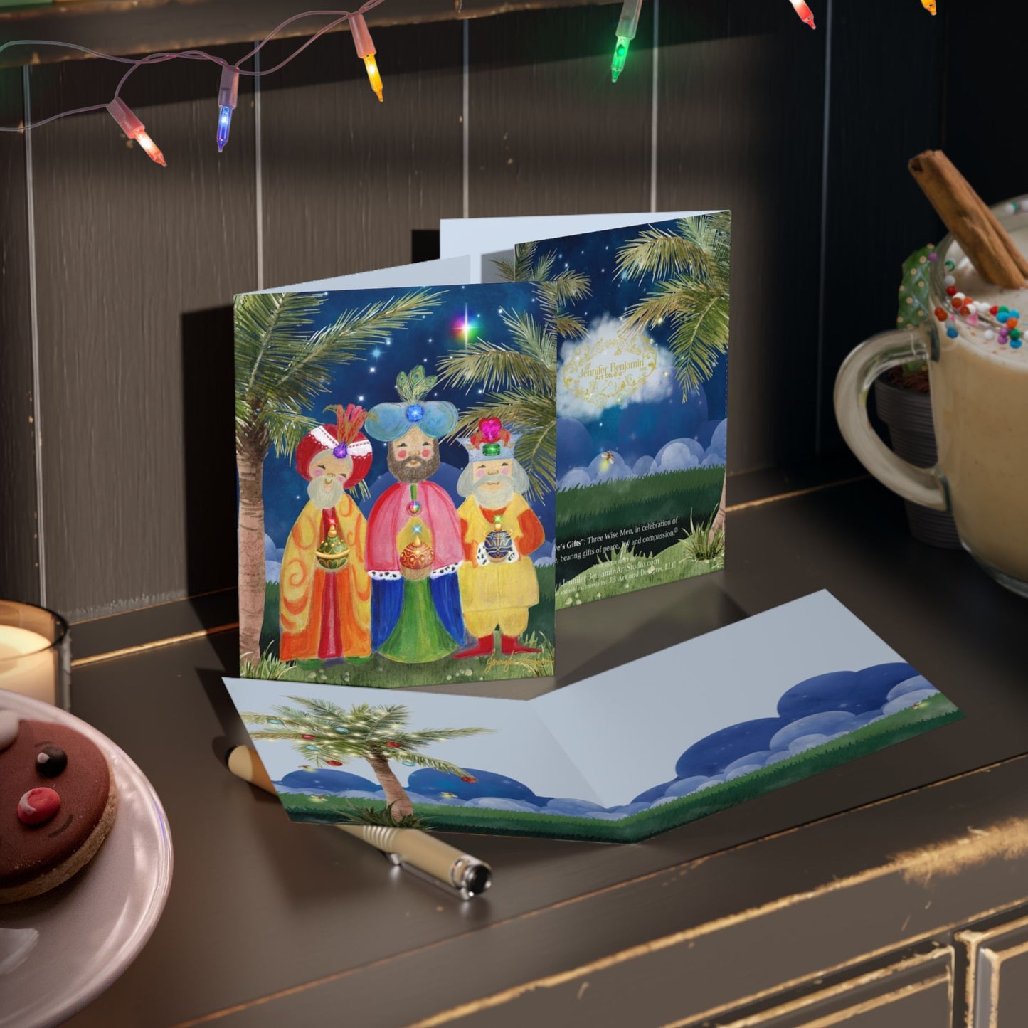 "Los Reyes Llegan al Campo" Greeting Card Packs