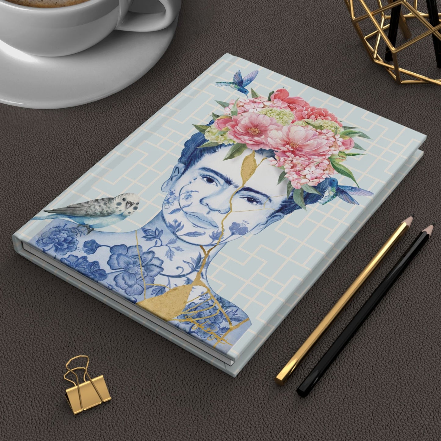 Kintsugi Vessel Series: Frida Hardcover Journal