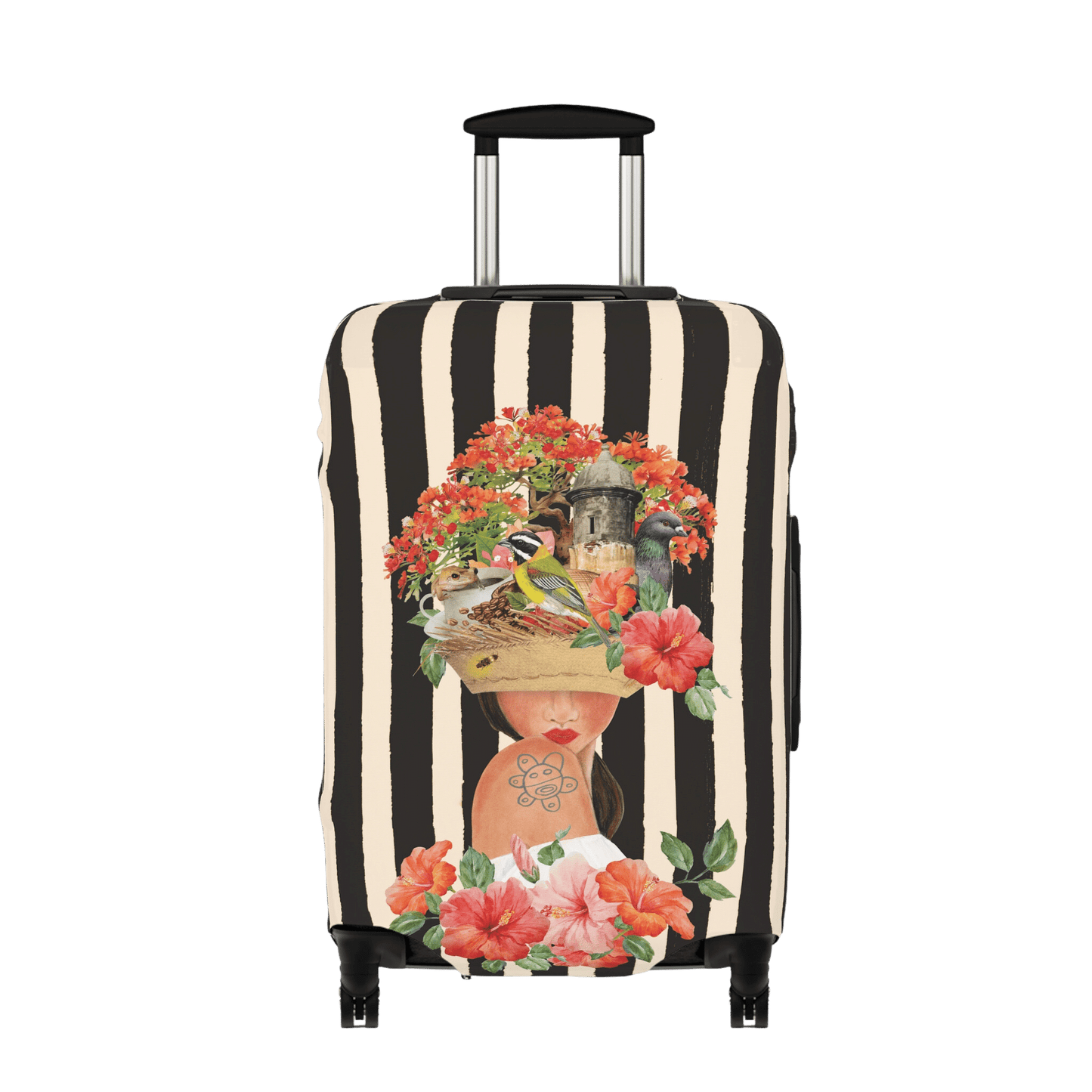 "Flamboyán y Mi Viejo San Juan" Designer Luggage Covers