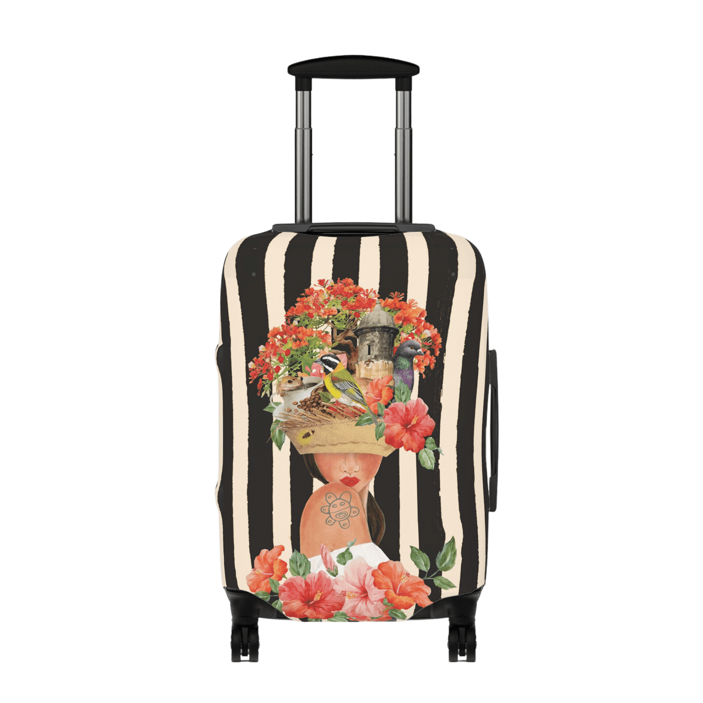 "Flamboyán y Mi Viejo San Juan" Designer Luggage Covers