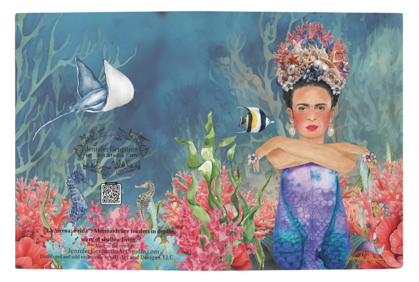 La Sirena: Frida Designer Card Pack